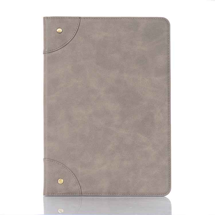 For iPad 10.2 / 10.5 Retro Book Style Horizontal Flip Leather Case with Holder & Card Slots & Wallet