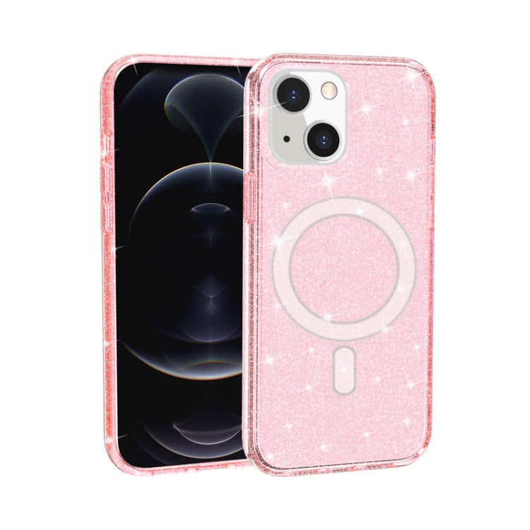 Terminator Style Glitter Powder MagSafe Magnetic Phone Case, For iPhone 13 Pro Max, For iPhone 13 Pro, For iPhone 13, For iPhone 13 mini