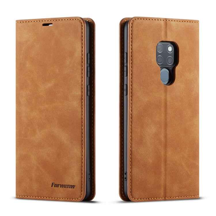 Forwenw Dream Series Oil Edge Strong Magnetism Horizontal Flip Leather Case with Holder & Card Slots & Wallet & Photo Frame, For Huawei P Smart+ (2019), For Huawei Mate 20, For Huawei Mate 20 Pro, For Huawei Mate 20 Lite, For Huawei P20                ...