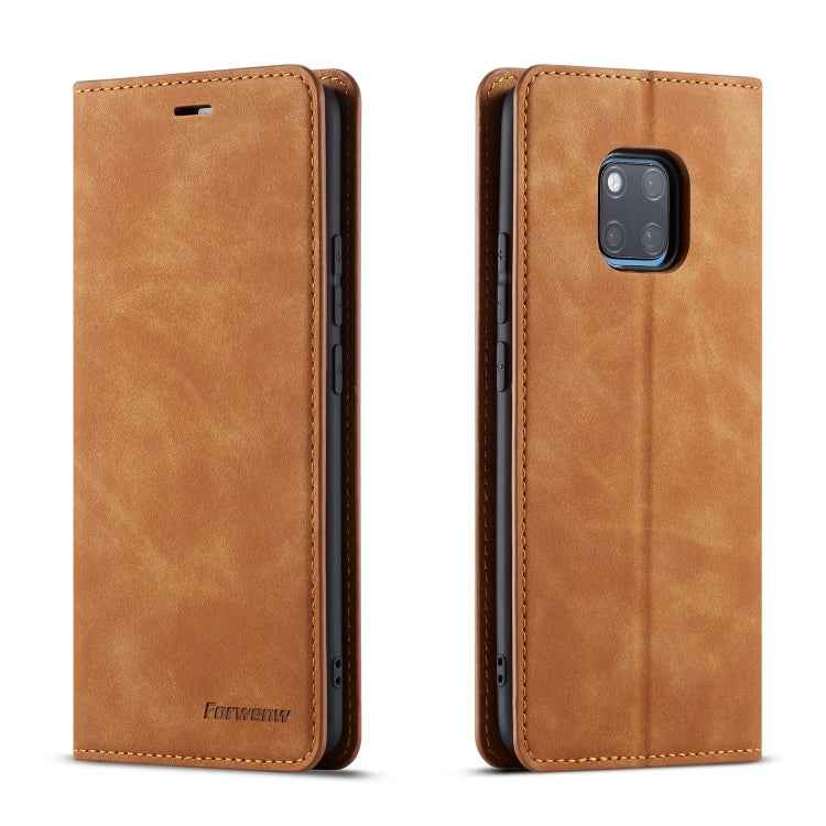 Forwenw Dream Series Oil Edge Strong Magnetism Horizontal Flip Leather Case with Holder & Card Slots & Wallet & Photo Frame, For Huawei P Smart+ (2019), For Huawei Mate 20, For Huawei Mate 20 Pro, For Huawei Mate 20 Lite, For Huawei P20                ...