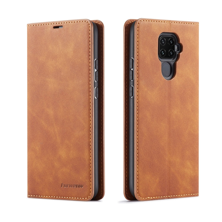Forwenw Dream Series Oil Edge Strong Magnetism Horizontal Flip Leather Case with Holder & Card Slots & Wallet & Photo Frame