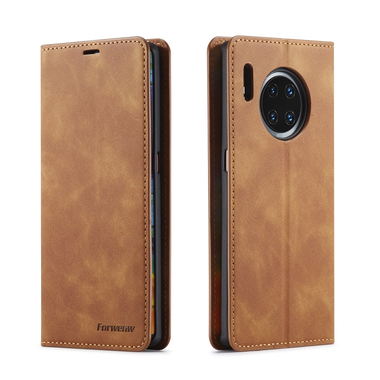 Forwenw Dream Series Oil Edge Strong Magnetism Horizontal Flip Leather Case with Holder & Card Slots & Wallet & Photo Frame