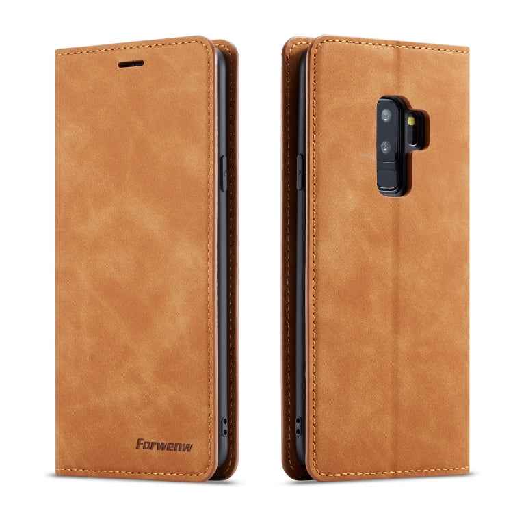 Forwenw Dream Series Oil Edge Strong Magnetism Horizontal Flip Leather Case with Holder & Card Slots & Wallet & Photo Frame, For Galaxy S9+, For Galaxy S10, For Galaxy S10+, For Galaxy S10e, For iPhone 6s / 6, For iPhone 6s Plus / 6 Plus               ...