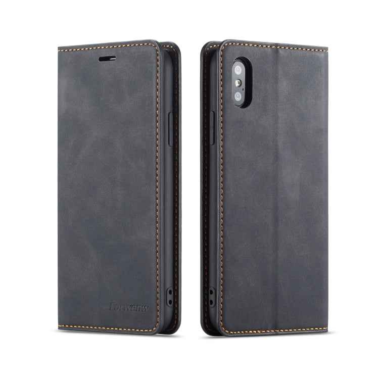 Forwenw Dream Series Oil Edge Strong Magnetism Horizontal Flip Leather Case with Holder & Card Slots & Wallet & Photo Frame