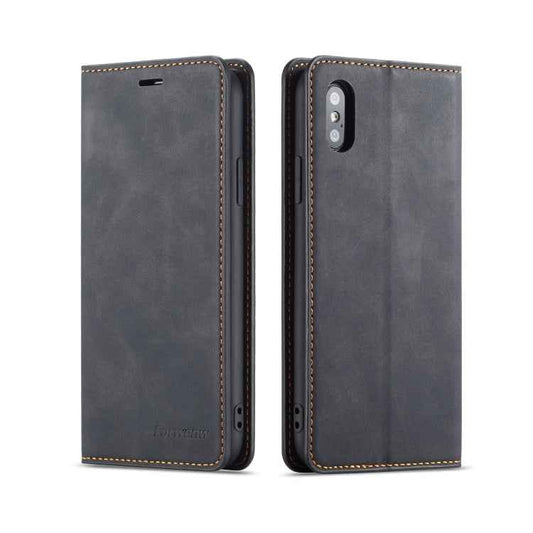 Forwenw Dream Series Oil Edge Strong Magnetism Horizontal Flip Leather Case with Holder & Card Slots & Wallet & Photo Frame