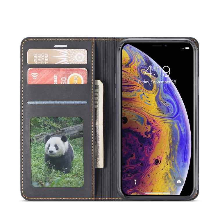 Forwenw Dream Series Oil Edge Strong Magnetism Horizontal Flip Leather Case with Holder & Card Slots & Wallet & Photo Frame