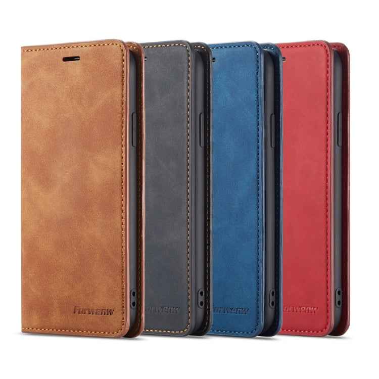 Forwenw Dream Series Oil Edge Strong Magnetism Horizontal Flip Leather Case with Holder & Card Slots & Wallet & Photo Frame