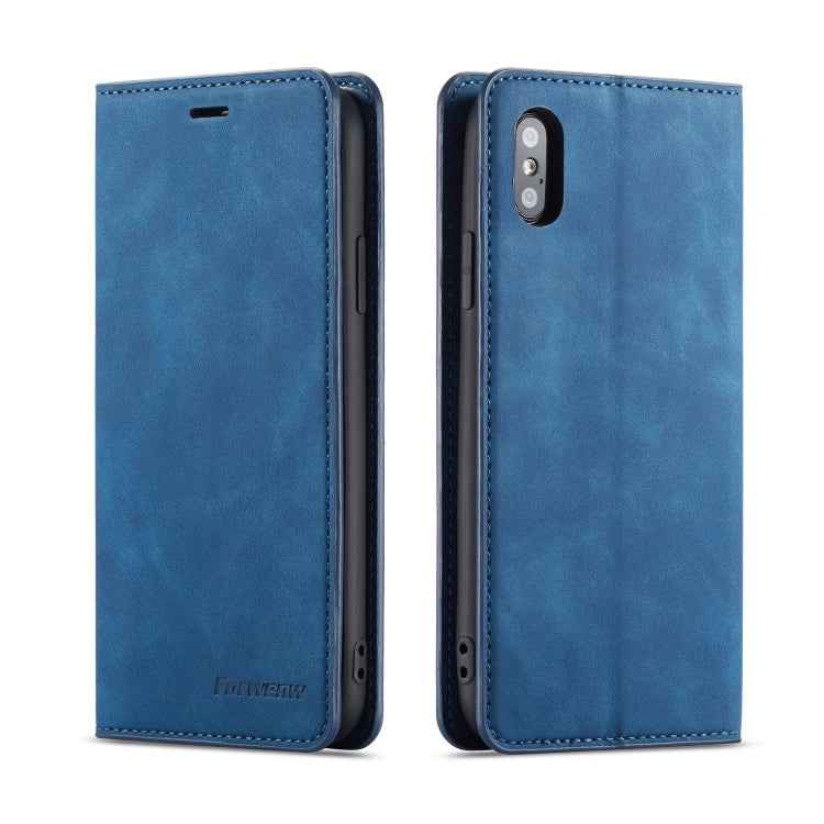 Forwenw Dream Series Oil Edge Strong Magnetism Horizontal Flip Leather Case with Holder & Card Slots & Wallet & Photo Frame