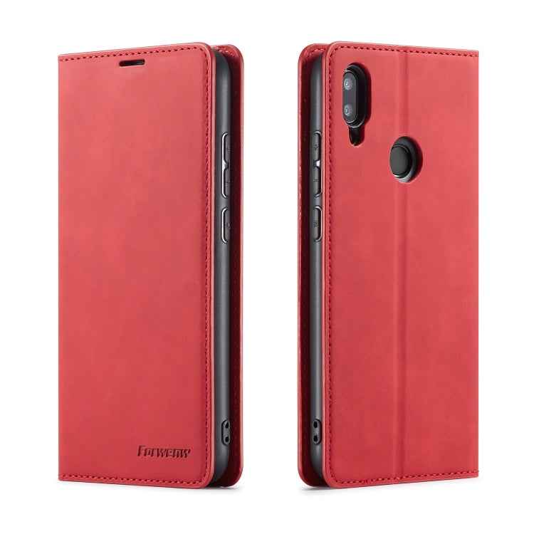 Forwenw Dream Series Oil Edge Strong Magnetism Horizontal Flip Leather Case with Holder & Card Slots & Wallet & Photo Frame