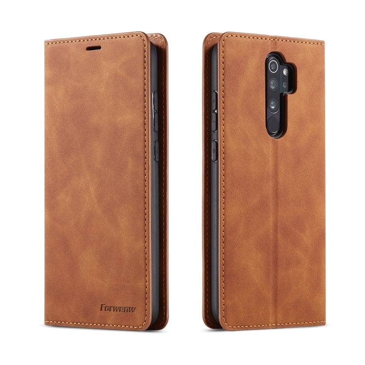 Forwenw Dream Series Oil Edge Strong Magnetism Horizontal Flip Leather Case with Holder & Card Slots & Wallet & Photo Frame