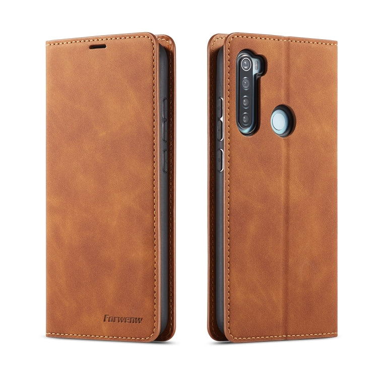 Forwenw Dream Series Oil Edge Strong Magnetism Horizontal Flip Leather Case with Holder & Card Slots & Wallet & Photo Frame