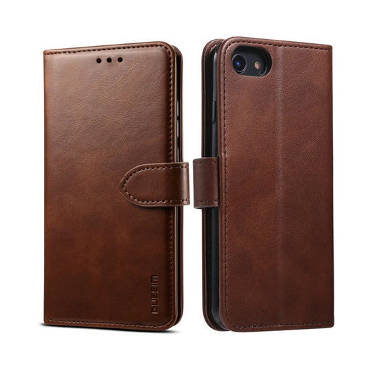 GUSSIM Magnetic Horizontal Flip Leather Case with Holder & Card Slots & & Wallet, For iPhone 8  / 7