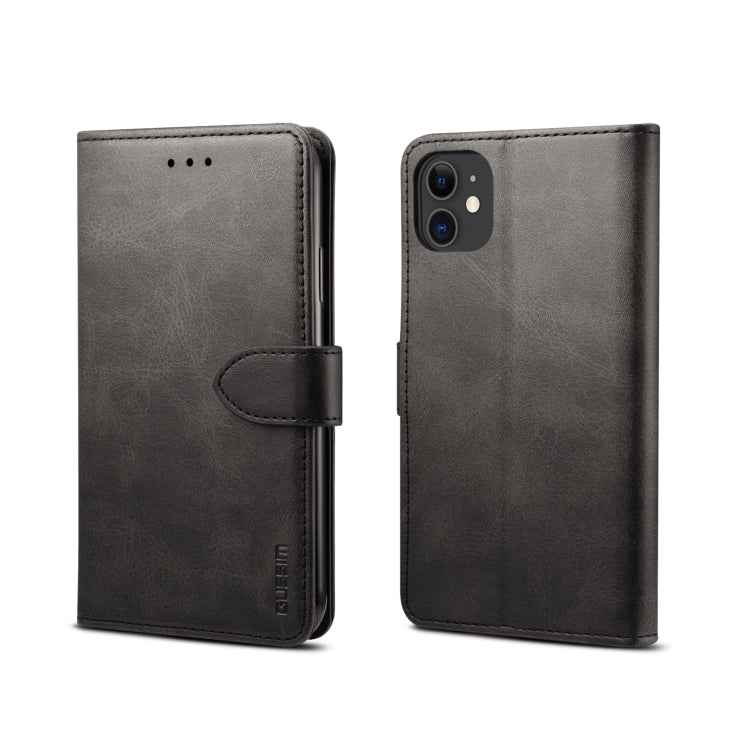 GUSSIM Magnetic Horizontal Flip Leather Case with Holder & Card Slots & & Wallet