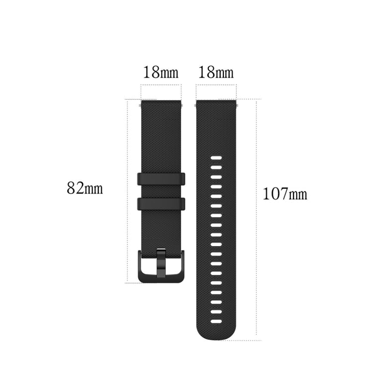 For Garmin Silicone Smart Watch Replacement Strap Wristband, 18mm Universal, 20mm Universal, 22mm Universal