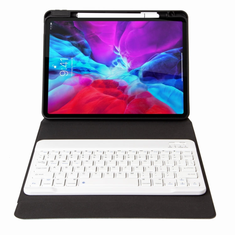 H-102 Bluetooth Keyboard Leather Case with Rear Three-fold Holder, For iPad 10.2 2020 & 2019 / Pro 10.5 inch, For iPad 9.7 2018 & 2017, For iPad Pro 11 inch 2021 & 2020 & 2018 / Air 2020 10.9