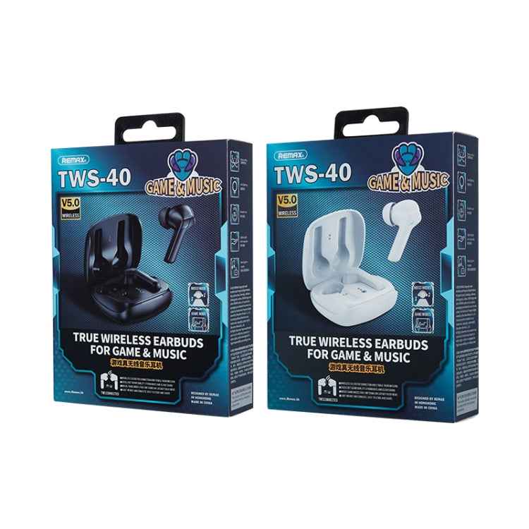 REMAX TWS-40 True Wireless Music Gaming Bluetooth Earphone