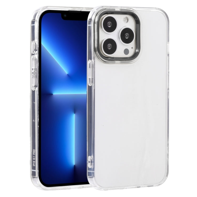 Macaron Lens Frame Transparent TPU Phone Case, For iPhone 13, For iPhone 13 Pro, For iPhone 13 Pro Max