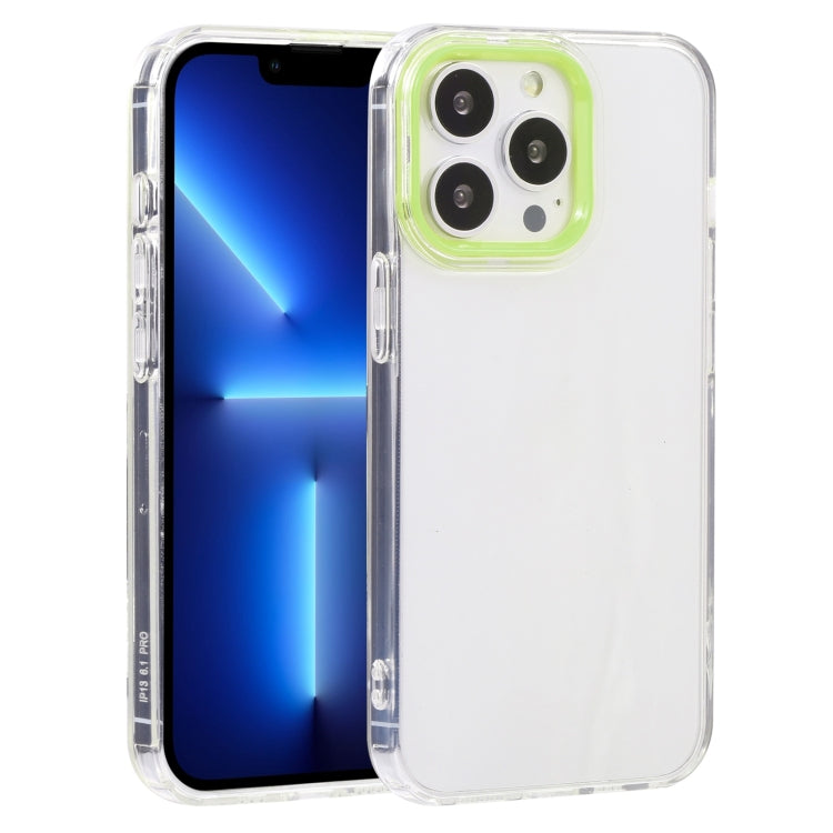 Macaron Lens Frame Transparent TPU Phone Case, For iPhone 13, For iPhone 13 Pro, For iPhone 13 Pro Max