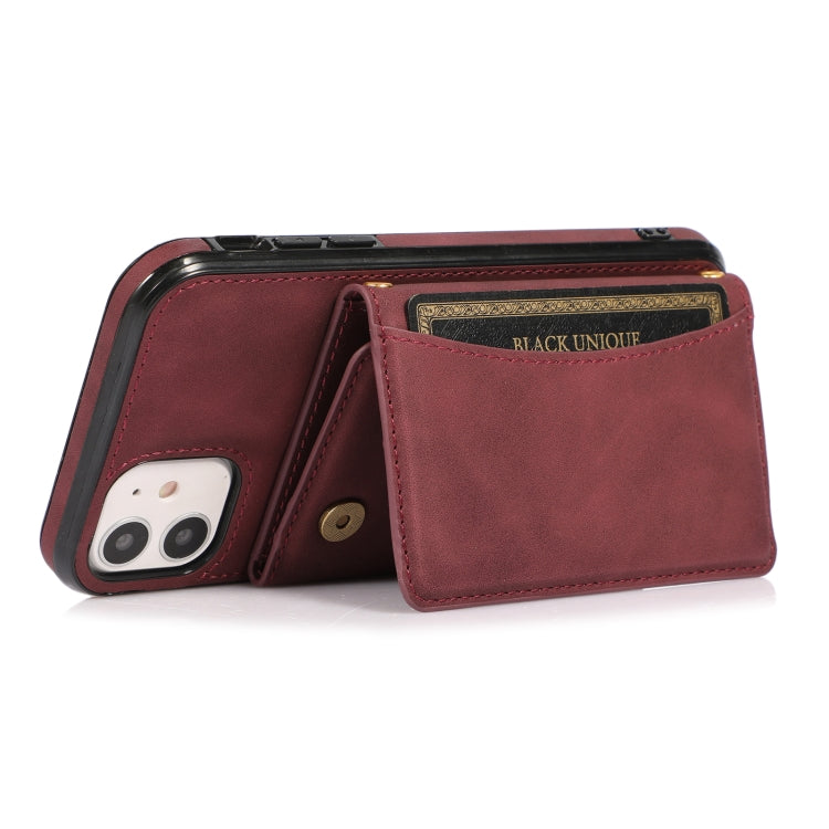 Three-fold Leather Phone Case with Card Slot & Wallet & Holder, For iPhone 11, For iPhone XR, For iPhone 8 Plus & 7 Plus, For iPhone SE 2022 / SE 2020 / 8 / 7