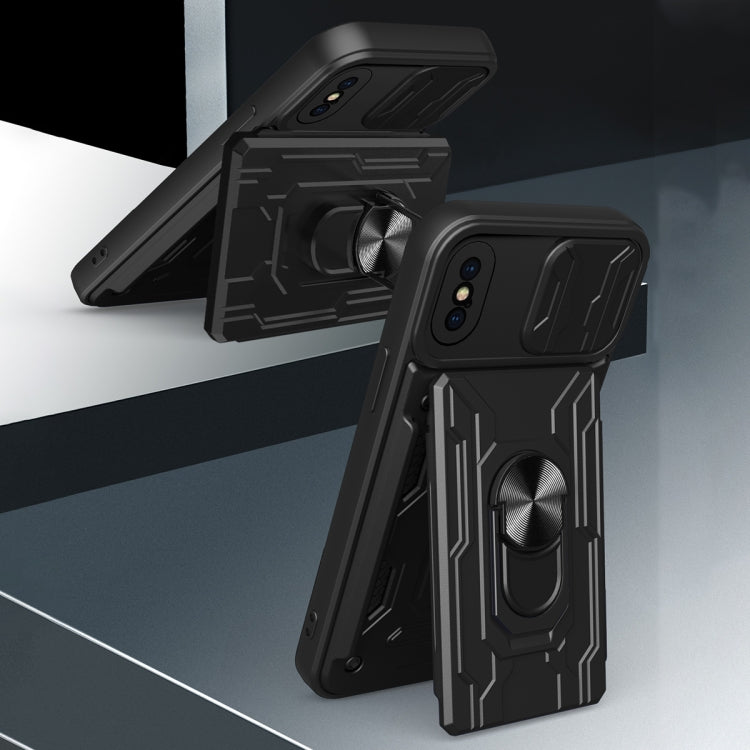 Sliding Camshield Card Phone Case, For iPhone X / XS, For iPhone XR, For iPhone XS Max, For iPhone 7 / 8 / SE 2022 / SE 2020, For iPhone 7 Plus / 8 Plus