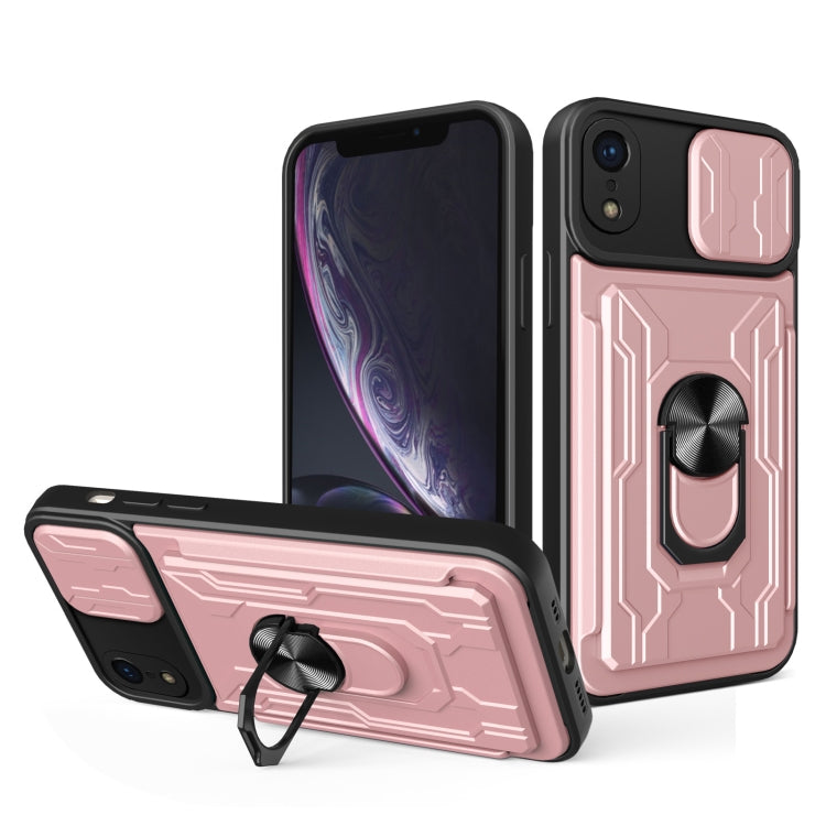 Sliding Camshield Card Phone Case, For iPhone X / XS, For iPhone XR, For iPhone XS Max, For iPhone 7 / 8 / SE 2022 / SE 2020, For iPhone 7 Plus / 8 Plus