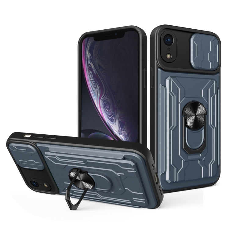 Sliding Camshield Card Phone Case, For iPhone X / XS, For iPhone XR, For iPhone XS Max, For iPhone 7 / 8 / SE 2022 / SE 2020, For iPhone 7 Plus / 8 Plus