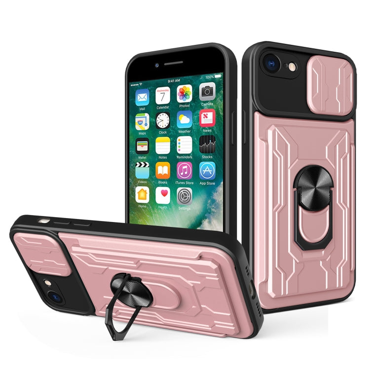 Sliding Camshield Card Phone Case, For iPhone X / XS, For iPhone XR, For iPhone XS Max, For iPhone 7 / 8 / SE 2022 / SE 2020, For iPhone 7 Plus / 8 Plus