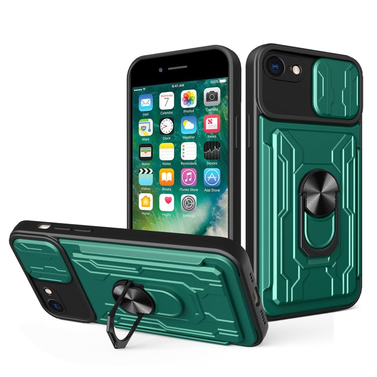 Sliding Camshield Card Phone Case, For iPhone X / XS, For iPhone XR, For iPhone XS Max, For iPhone 7 / 8 / SE 2022 / SE 2020, For iPhone 7 Plus / 8 Plus