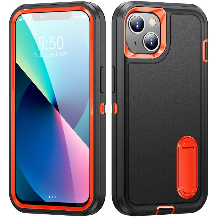 3 in 1 Rugged Holder Phone Case, For iPhone 13, For iPhone 13 Pro, For iPhone 13 Pro Max, For iPhone 12 / 12 Pro, For iPhone 12 Pro Max, For iPhone 11