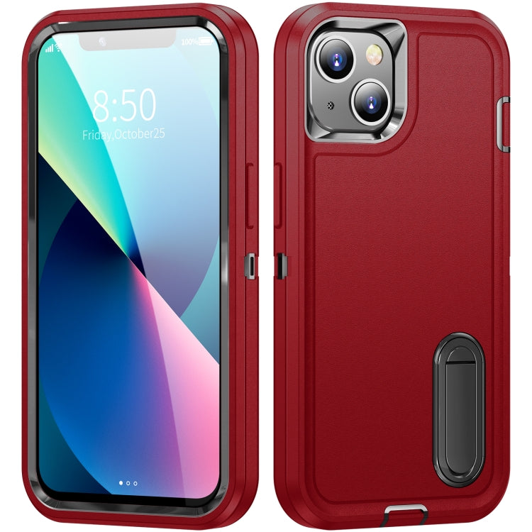 3 in 1 Rugged Holder Phone Case, For iPhone 13, For iPhone 13 Pro, For iPhone 13 Pro Max, For iPhone 12 / 12 Pro, For iPhone 12 Pro Max, For iPhone 11