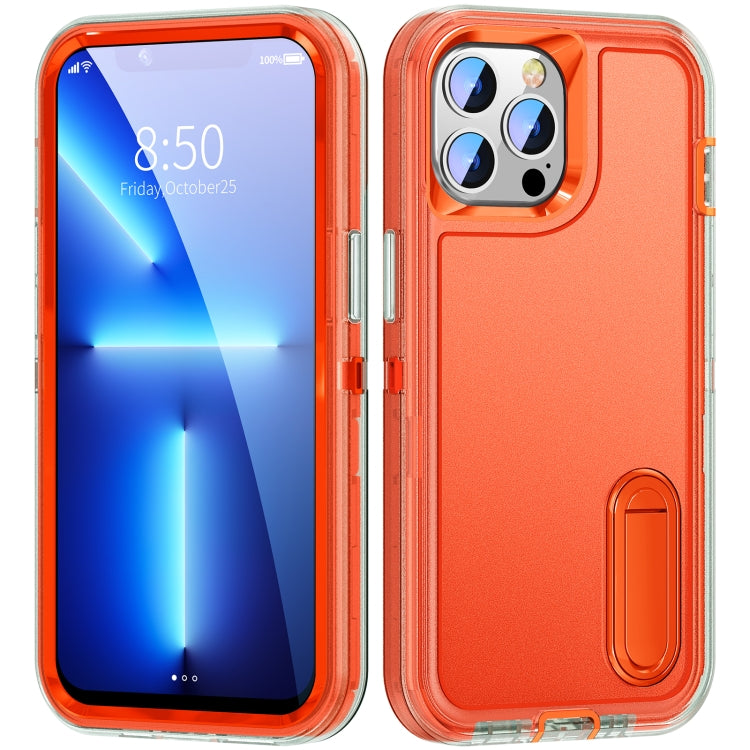 3 in 1 Rugged Holder Phone Case, For iPhone 13, For iPhone 13 Pro, For iPhone 13 Pro Max, For iPhone 12 / 12 Pro, For iPhone 12 Pro Max, For iPhone 11