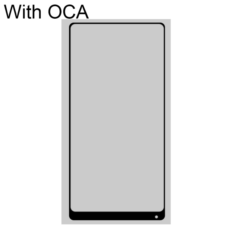 Front Screen Outer Glass Lens with OCA Optically Clear Adhesive for Xiaomi, Mi Mix 2, Mi Mix 2S, Redmi 5 Plus, Redmi Note 5, Mi 6X
