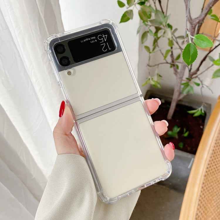 For Samsung Galaxy Z Flip4 Transparent TPU Shockproof Phone Case