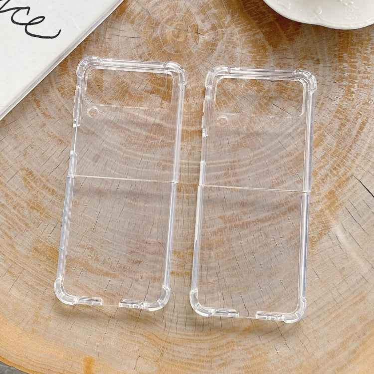 For Samsung Galaxy Z Flip4 Transparent TPU Shockproof Phone Case