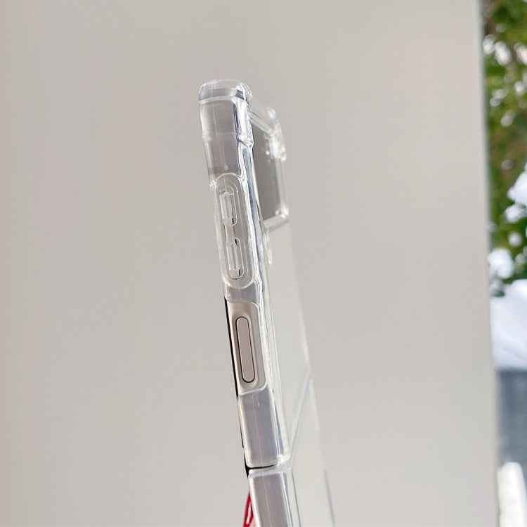 For Samsung Galaxy Z Flip4 Transparent TPU Shockproof Phone Case