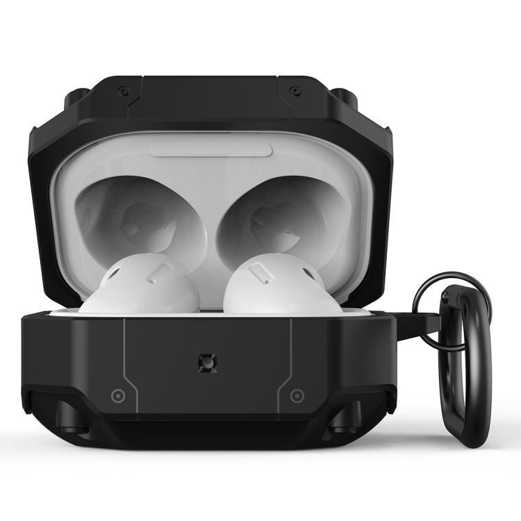 Mecha Hardware Earphone Protective Case with Hook, For AirPods 3, For AirPods 2 / 1, For AirPods Pro, For Samsung Galaxy Buds 2 / Buds Pro / Buds Live / Buds 2 Pro