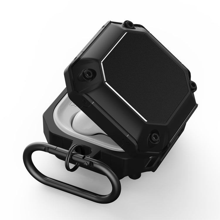 Mecha Hardware Earphone Protective Case with Hook, For AirPods 3, For AirPods 2 / 1, For AirPods Pro, For Samsung Galaxy Buds 2 / Buds Pro / Buds Live / Buds 2 Pro