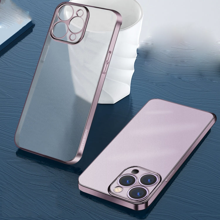 KSTDESIGN Wing Plating Series Semi-transparent Frosted Phone Case, For iPhone 12, For iPhone 12 Pro, For iPhone 12 Pro Max, For iPhone 13, For iPhone 13 Pro, For iPhone 13 Pro Max