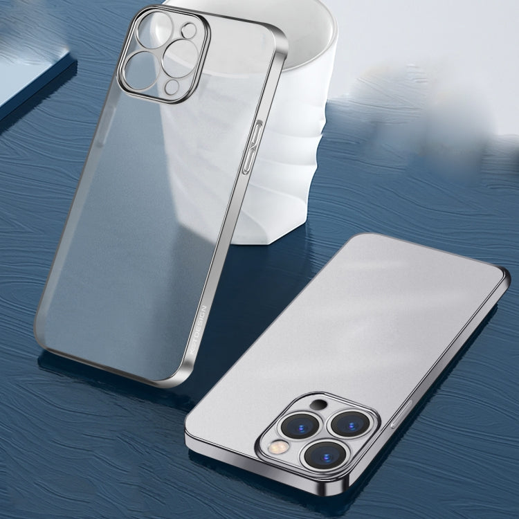 KSTDESIGN Wing Plating Series Semi-transparent Frosted Phone Case, For iPhone 12, For iPhone 12 Pro, For iPhone 12 Pro Max, For iPhone 13, For iPhone 13 Pro, For iPhone 13 Pro Max