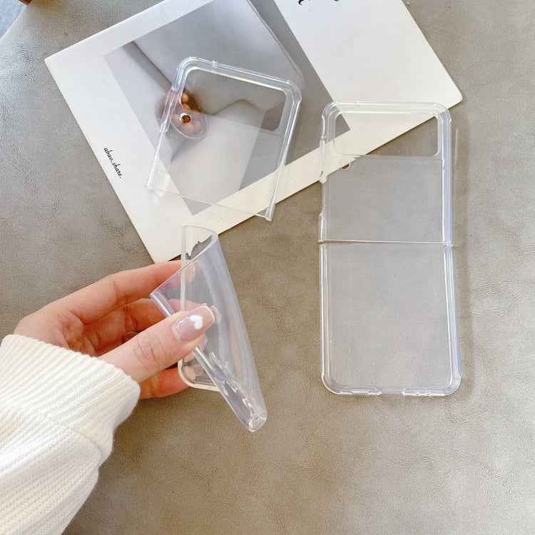For Samsung Galaxy Z Flip4 Round Edge TPU Folding Phone Case