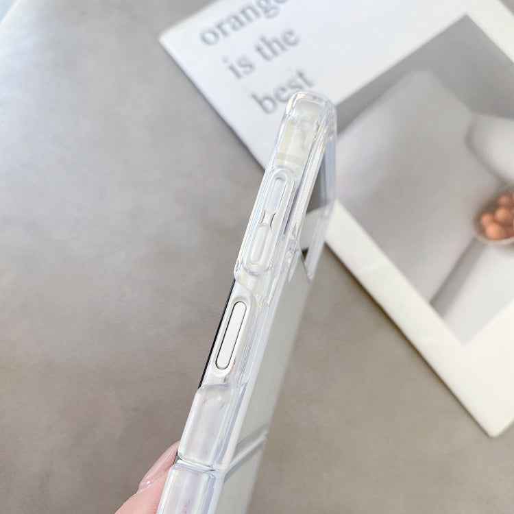For Samsung Galaxy Z Flip4 Round Edge TPU Folding Phone Case
