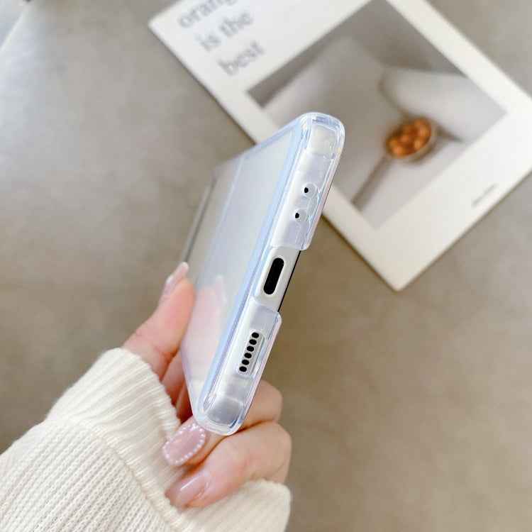 For Samsung Galaxy Z Flip4 Round Edge TPU Folding Phone Case