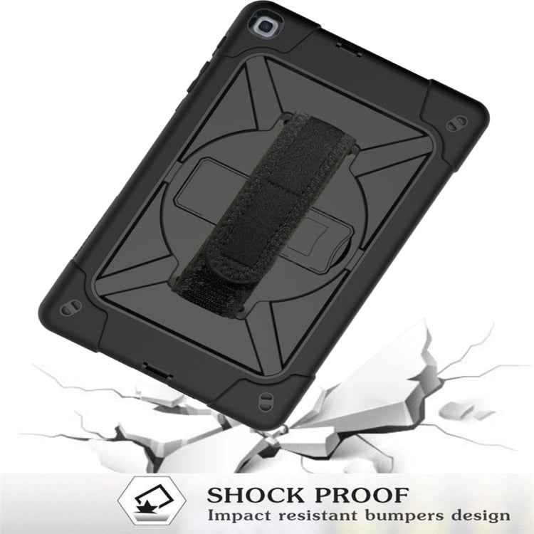 Contrast Color Silicone + PC Combination Case with Holder