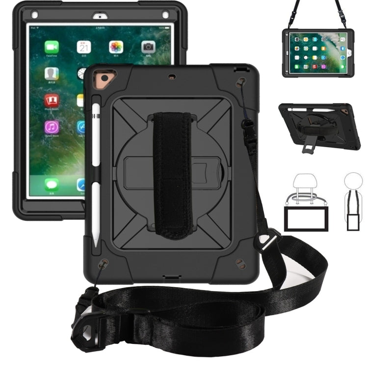 Contrast Color Silicone + PC Combination Case with Holder