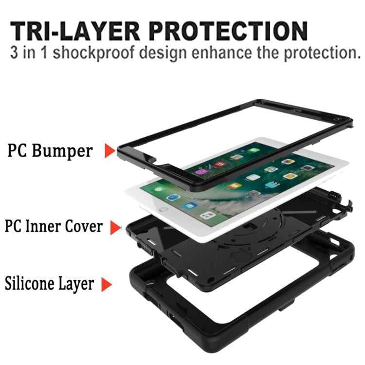 Contrast Color Silicone + PC Combination Case with Holder, For iPad 9.7, For iPad 10.2