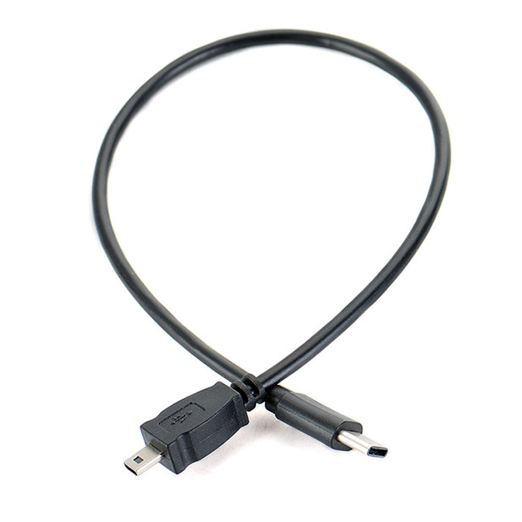 5 PCS 30cm Type-C / USB-C to Mini 8 Pin OTG Phone Data Cable for Nikon, Type-C to Mini 8 Pin For Nikon