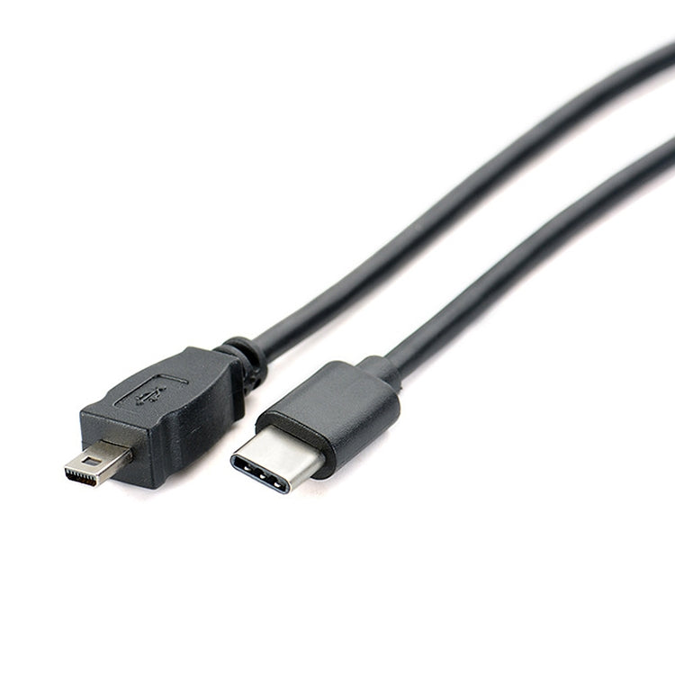 5 PCS 30cm Type-C / USB-C to Mini 8 Pin OTG Phone Data Cable for Nikon, Type-C to Mini 8 Pin For Nikon