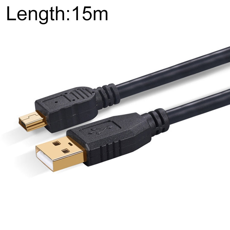Mini 5 Pin to USB 2.0 Camera Extension Data Cable, 10m, 12m, 15m, 20m