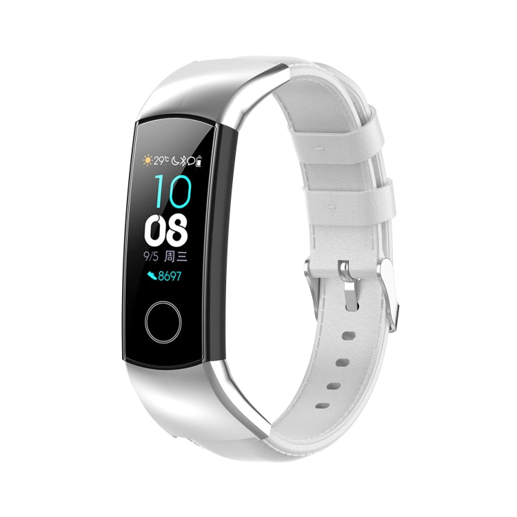 Oil wax Leather Strap, For Huawei Band 3 & 4 Pro