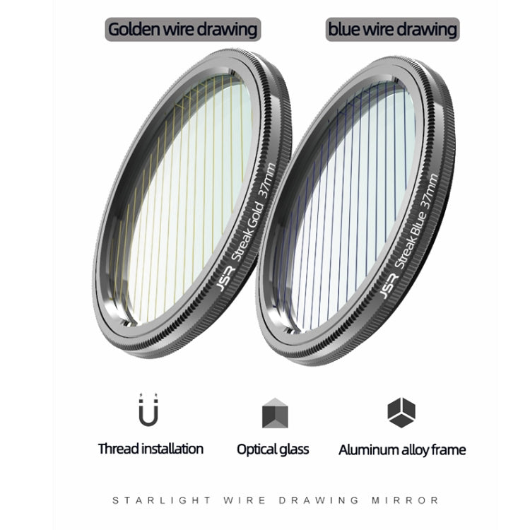 JSR Starlight Drawing Camera Lens Filter, 37mm, 43mm, 46mm, 49mm, 52mm, 55mm, 58mm, 62mm, 67mm, 72mm, 77mm, 82mm, 86mm, 95mm, 105mm